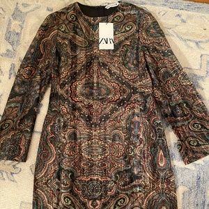 Zara Velvet mini dress